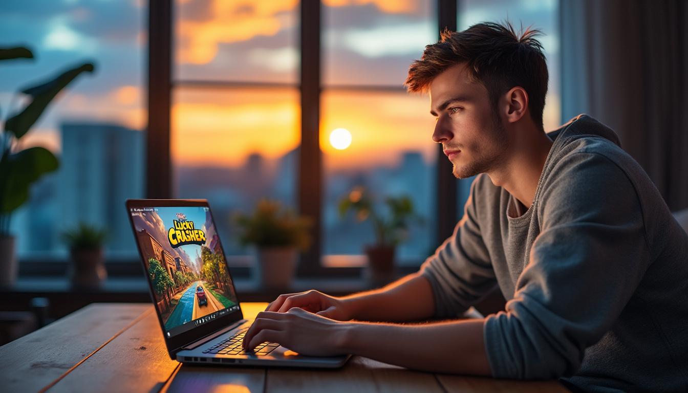 Comment jouer gratuitement à Lucky Crasher : Guide pour débutants