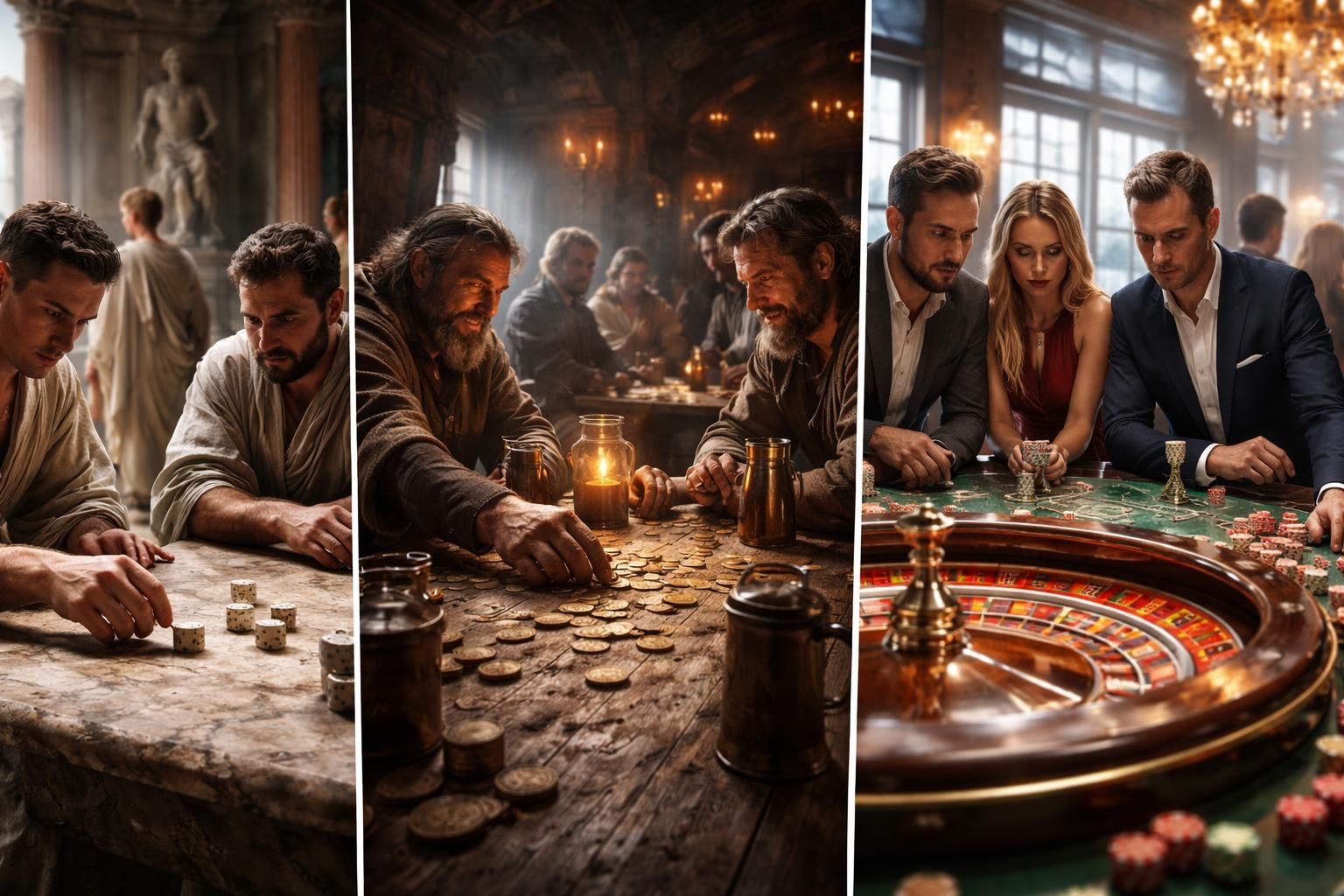 Les jeux de hasard : histoire et évolution à travers les âges