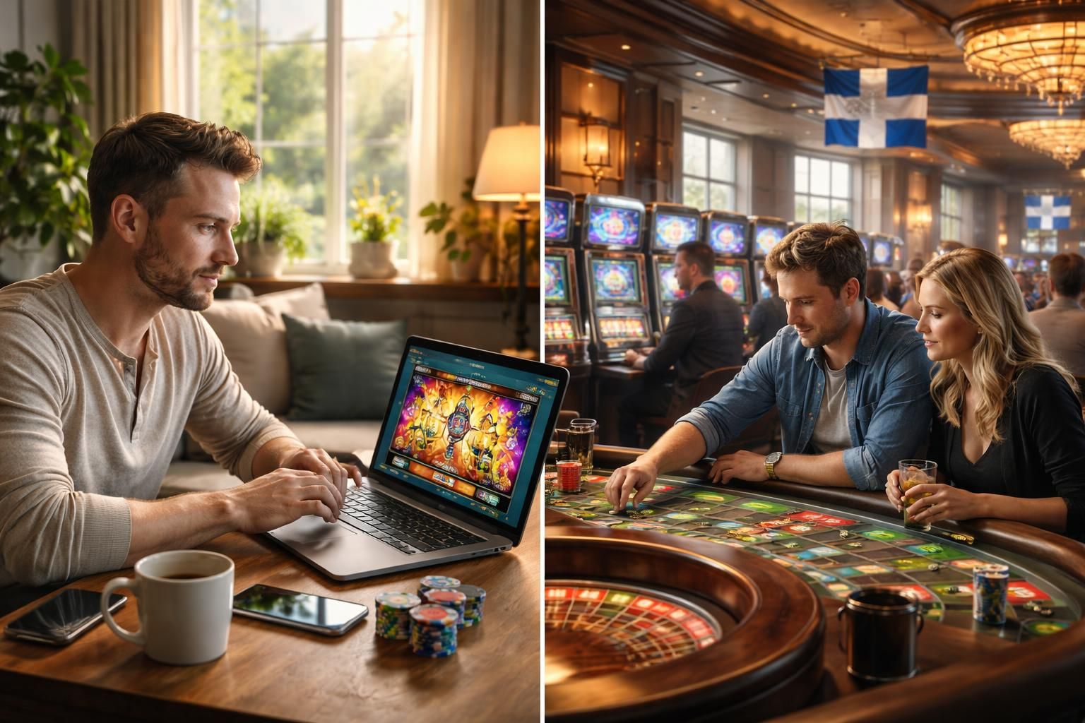 Les avantages des casinos en ligne au Québec par rapport aux établissements terrestres